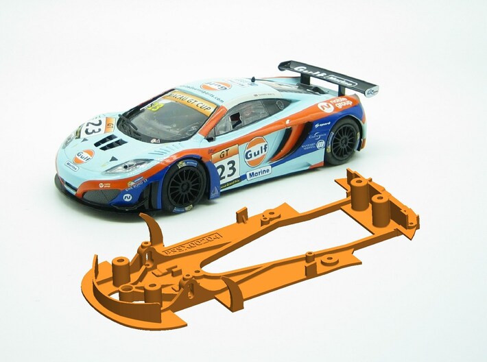 PSSX00204 Chassis Scalextric McLaren MP4-12 3d printed