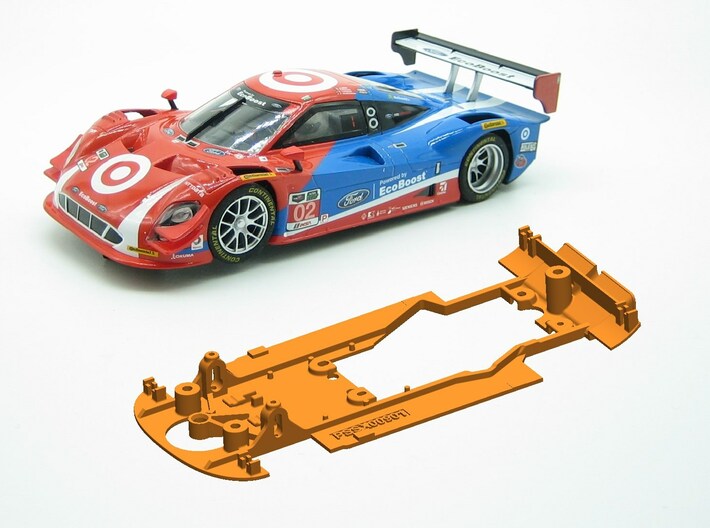 PSSX00901 Chassis for Scalextric Ford Daytona Prot 3d printed