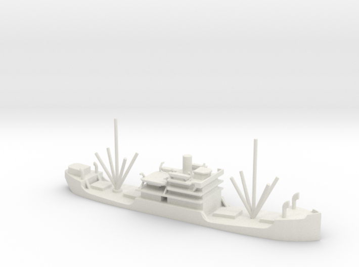 1/600 Scale 3500 ton Cargo Steamer Quinneseco 3d printed
