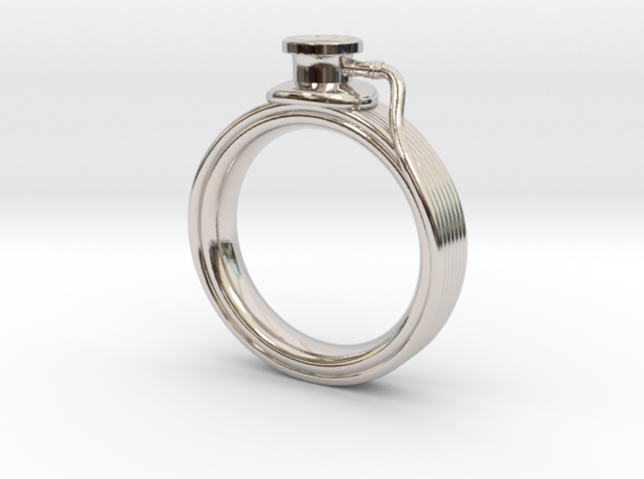 Stethoscope Ring 3d printed