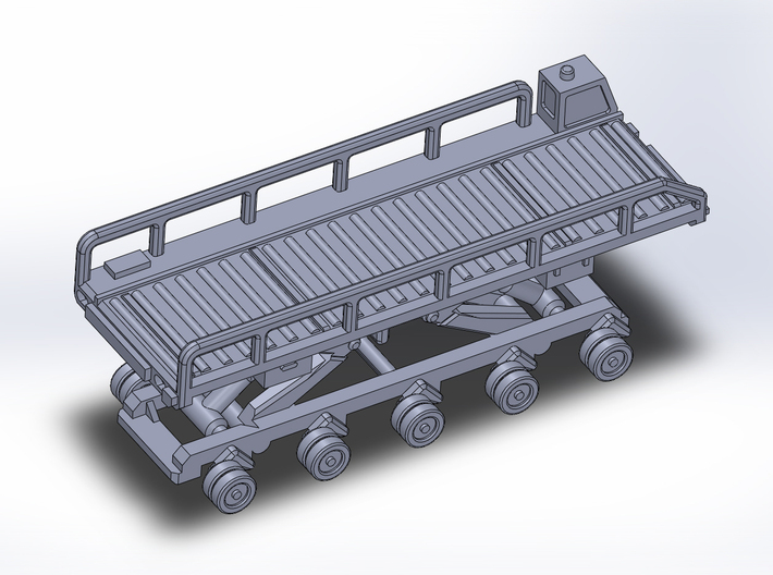 Cargo lift 40' container 10mm@1/400 3d printed 