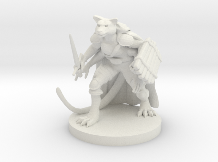 Tabaxi Druid with Four Arms 3d printed 
