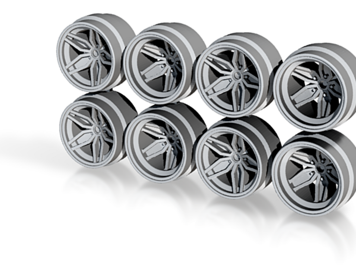 Stratos 7-9 Hot Wheels Rims 3d printed