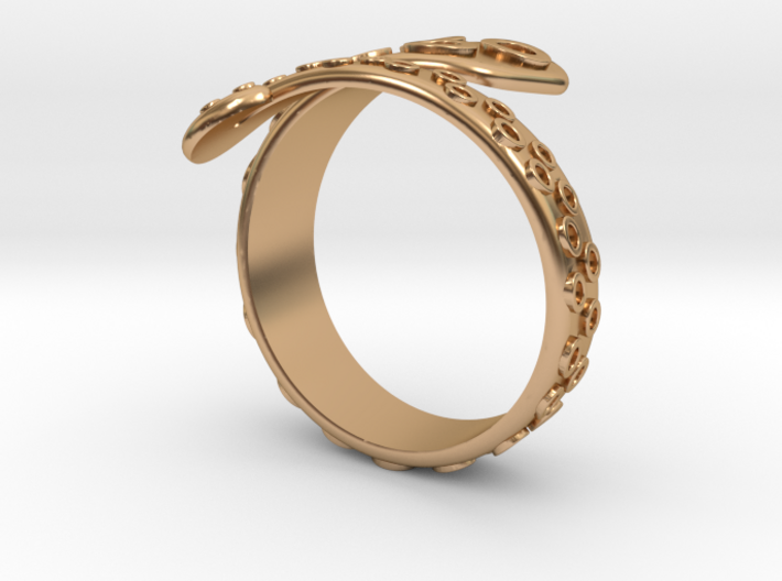 Tentacle ring 3d printed