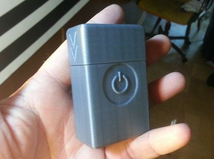 Power Battery Vape Flask V3 18650-21700  3d printed 