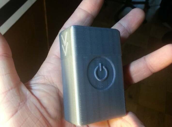 Power Battery Vape Flask V3 18650-21700  3d printed 