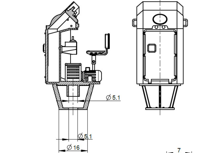 OGR7 Richtsäule 1:35 3d printed 