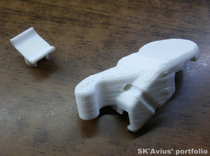 Trunk latch repair kit for Volkswagen 3d printed 