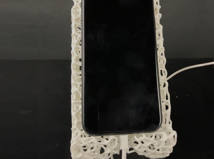 Lattice Structured Phone Stand 3d printed
