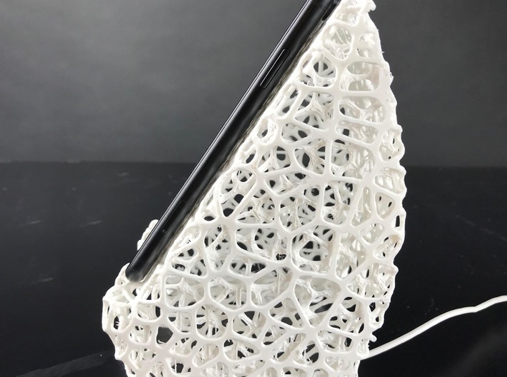Lattice Structured Phone Stand 3d printed 