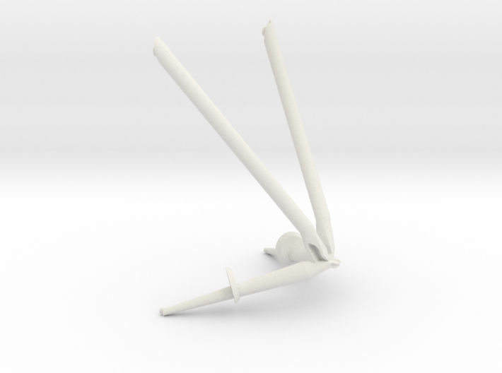 +Z,-Z &amp; -Y Landing Gear Outrigger 3d printed