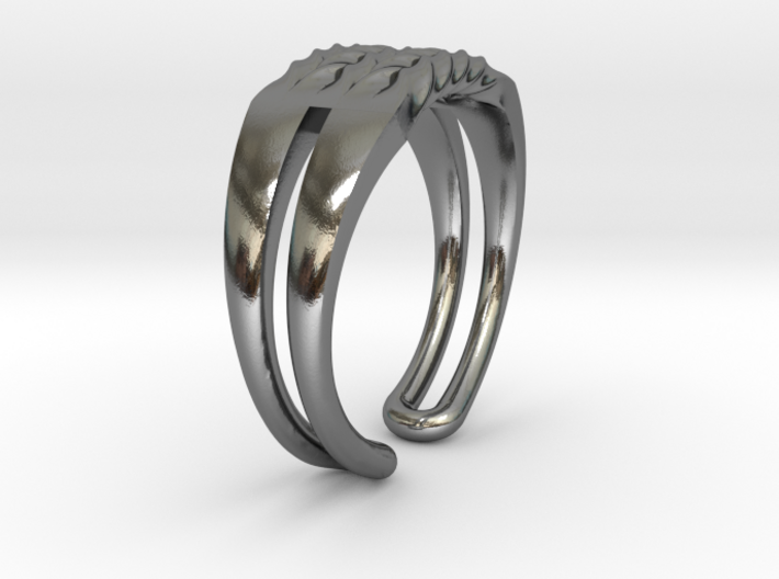 Twisted ring 3d printed 