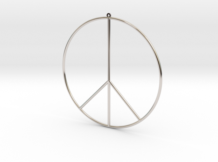 PEACE EARRiNG 3d printed