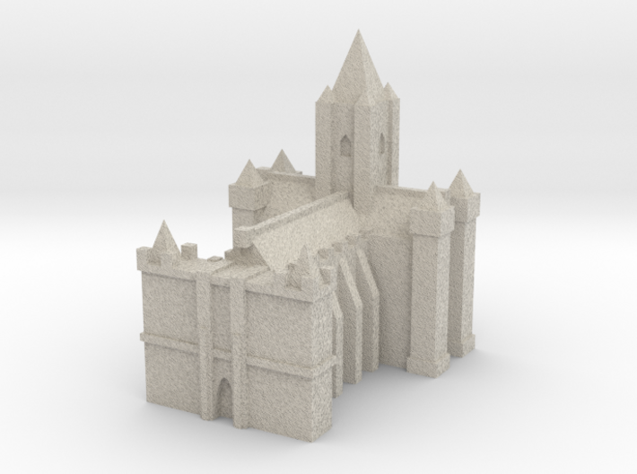 Medieval Grand Cathedral 3d printed