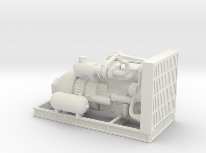 1/64th Engine for Thunderbird Swing Yarder 3d printed 