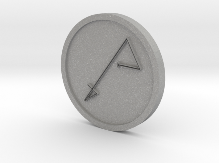 Chashmodai Spirit of the Moon Coin 3d printed