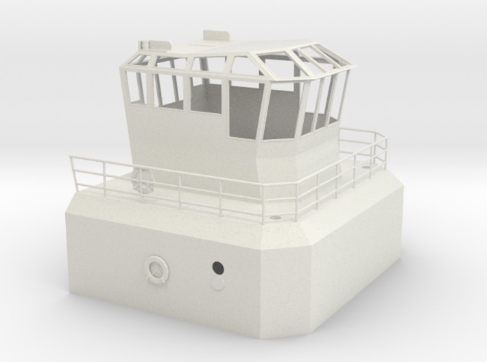 1/24 YTB Tugboat Pilot House 3d printed
