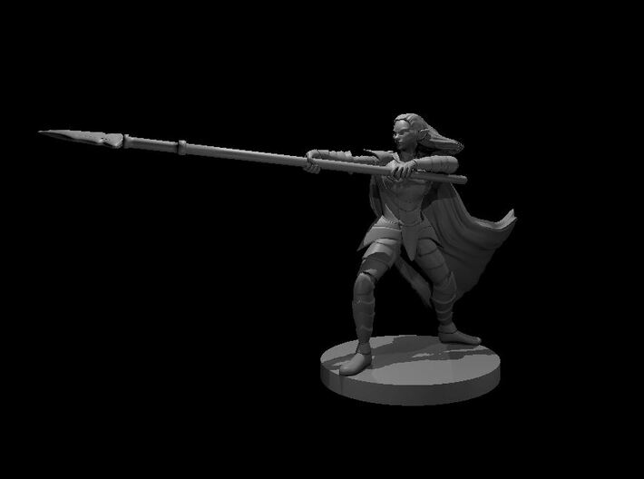 Drow Inquisitor 3d printed 
