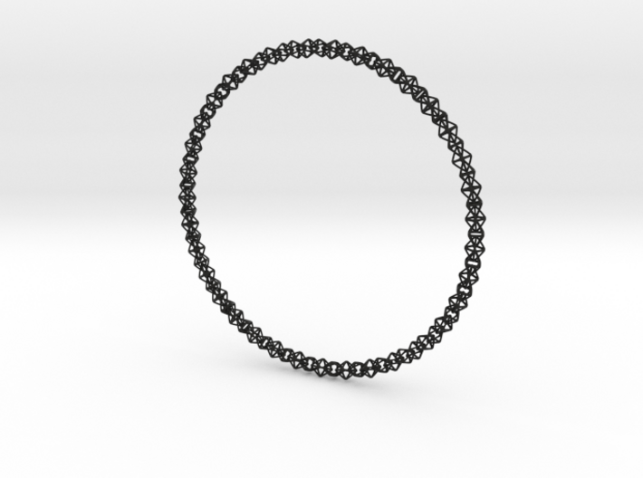 Octahedralink Necklace 3d printed