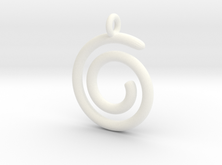 Spiral Pendant 3d printed