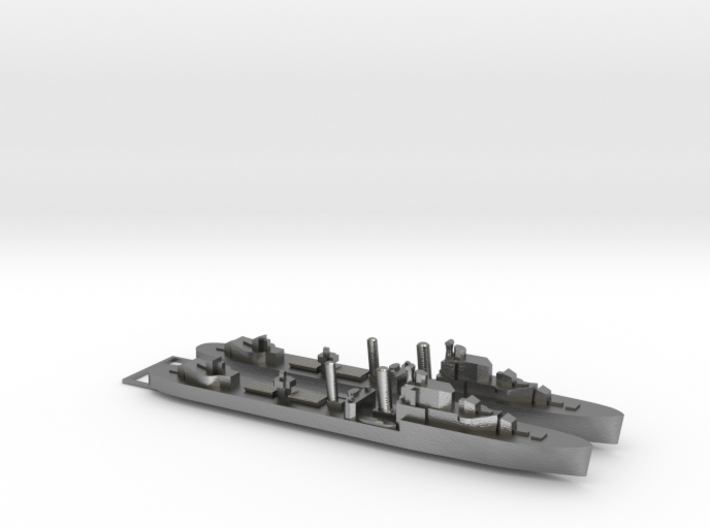 2pk with sprue Intrepid class 1:1200 WW2 destroyer 3d printed