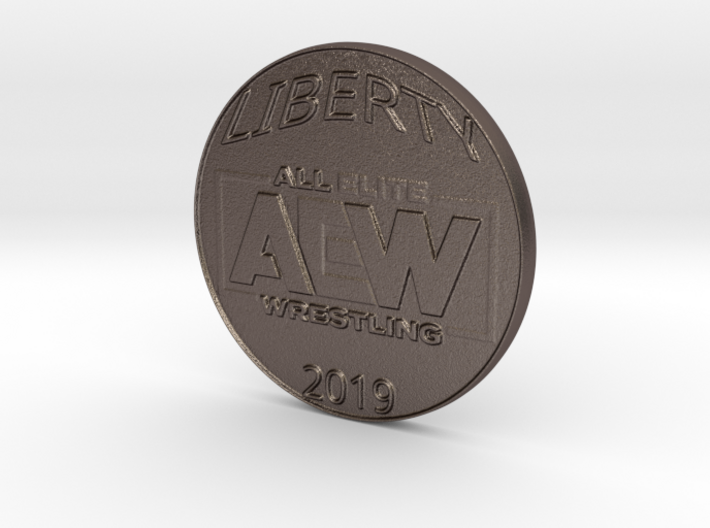 AEW Dollar Coin 3d printed