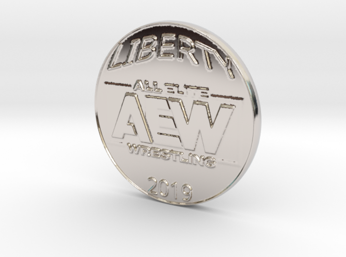 AEW Dollar Coin 3d printed