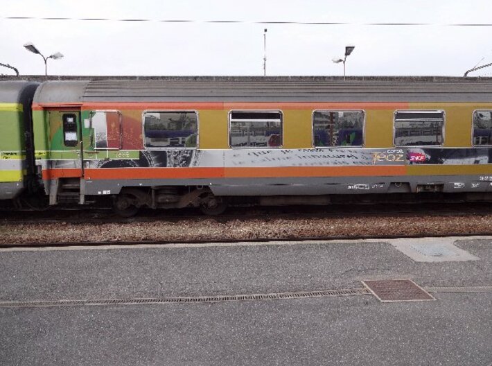 SNCF Téoz A5t2u Vu75 1/160 1ère classe 3d printed 