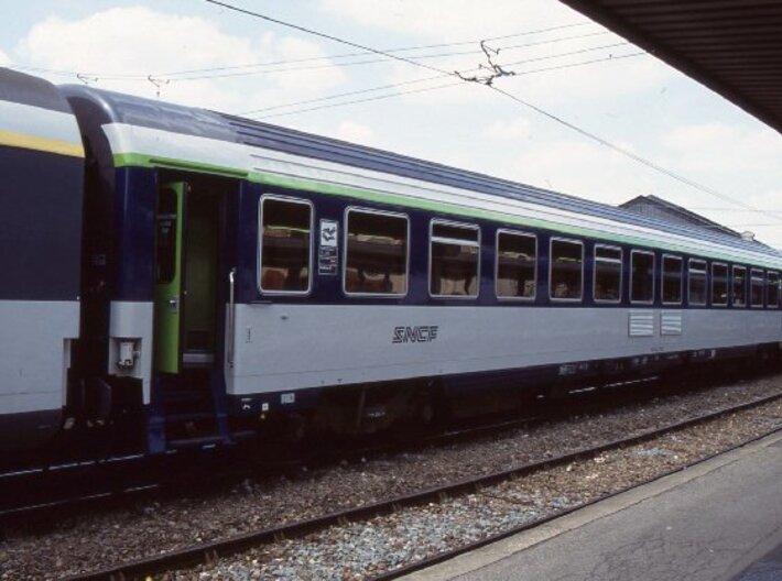 SNCF Corail B12u A6t5u B3t7u 1/160 Vu85  3d printed Paris Gare de Lyon