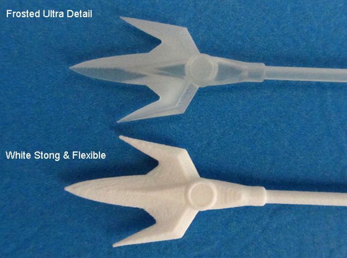 Tricera Lance (Detached) 3d printed &quot;Frosted Ultra&quot; is now the &quot;Smooth Fine Detail Plastic&quot; category