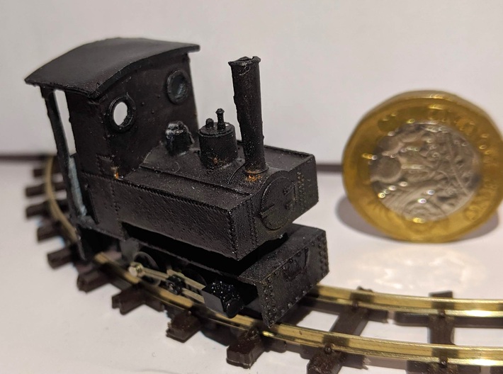 HOe Decauville 0-4-0  3d printed Printed with a Form 2 printer