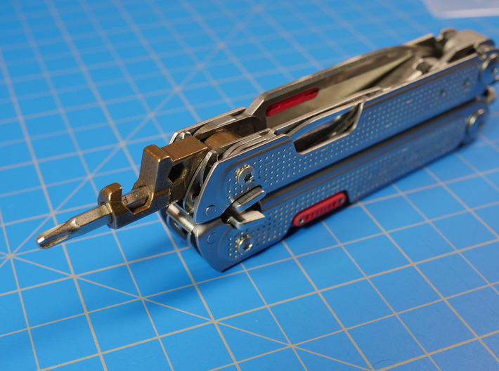 4mm Bit Holder Mod for Leatherman FREE P4 &amp; P2 3d printed