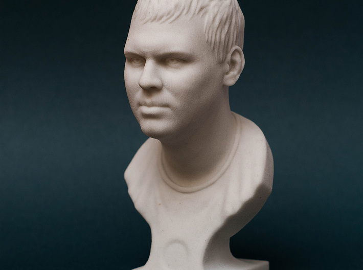 Male Bust (Dmitry) 3d printed