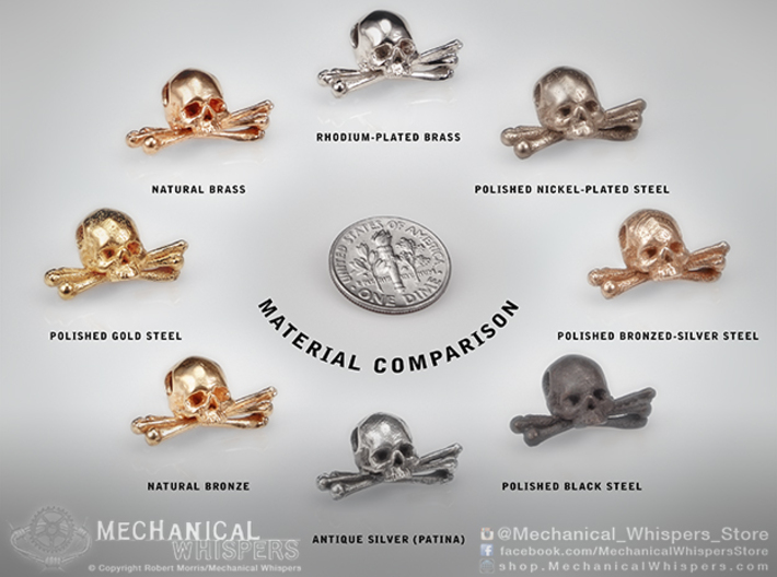 Human Skull Jewelry Pendant Necklace, Key Bone 3d printed 