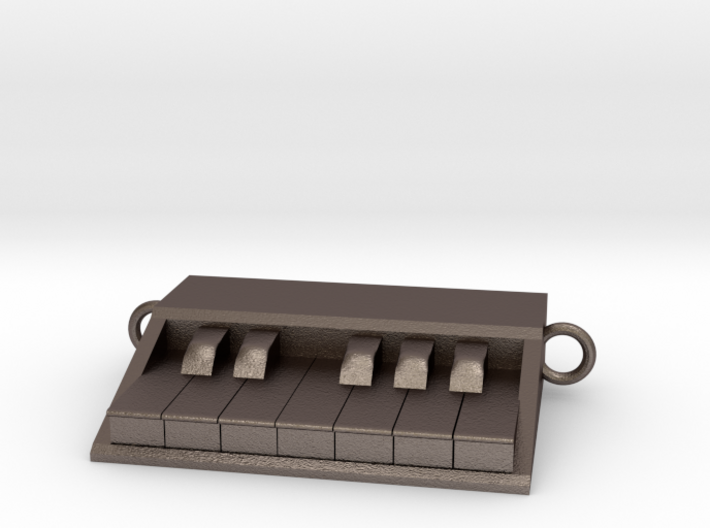 Keyboard Piano Pendant 1 Octave 3d printed