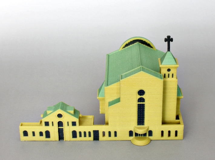 Suseo Cathedral color 3d printed 