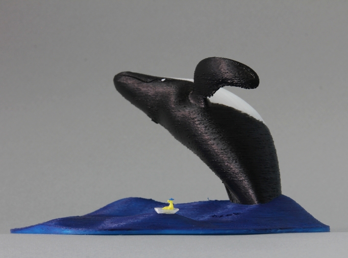 Whale Watching (Unpainted) 3d printed