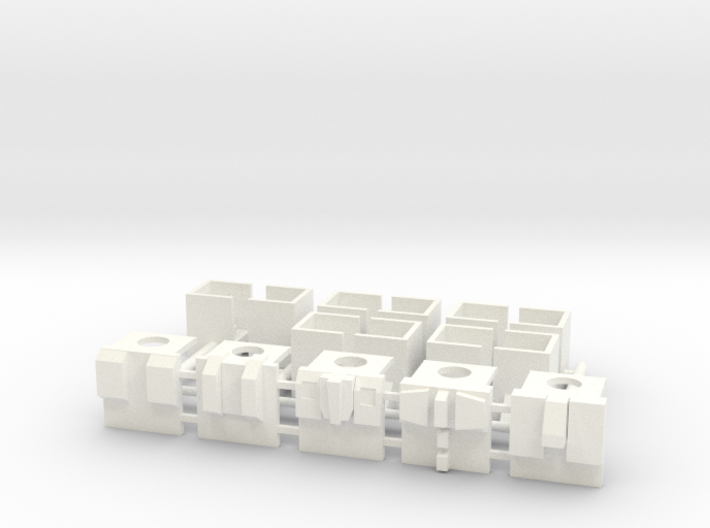 Armor for Terrorcon Kreons (Set 1 of 2) 3d printed 