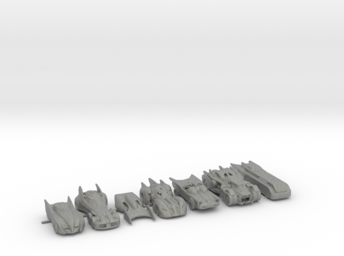 BATMOBILES ROUND TWO 220 scale 3d printed