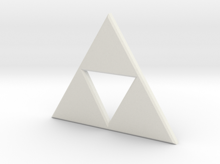 Zelda Triforce Pendant 3d printed
