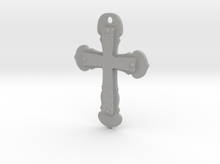 Double cross pendant 3d printed