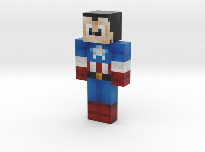 Mickey_Mouse_Captain_America | Minecraft toy 3d printed