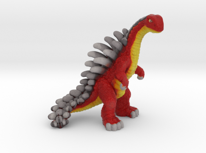 Retrosaur - Volcanon, Full Color 3d printed