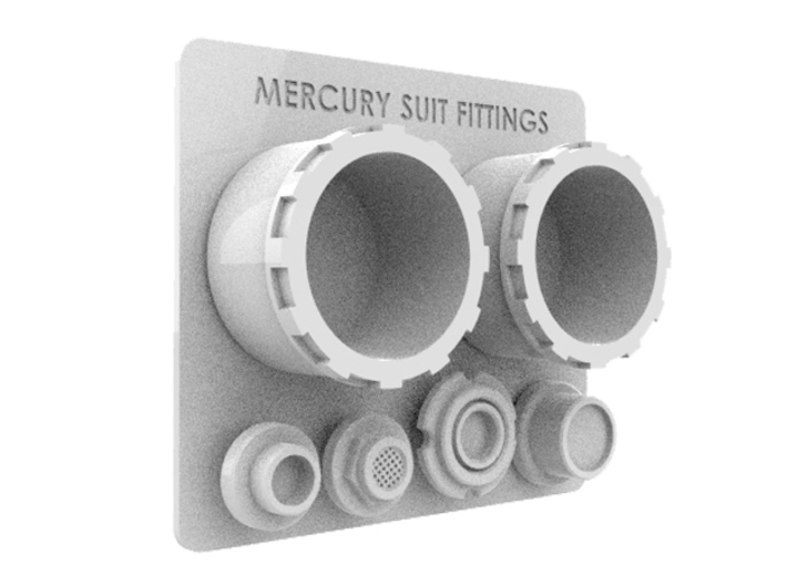 Project Mercury Suit Fittings 1/6 Scale 3d printed