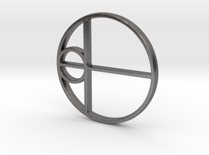 Purna Asatti Symbol Pendant / Keychain / Medallion 3d printed