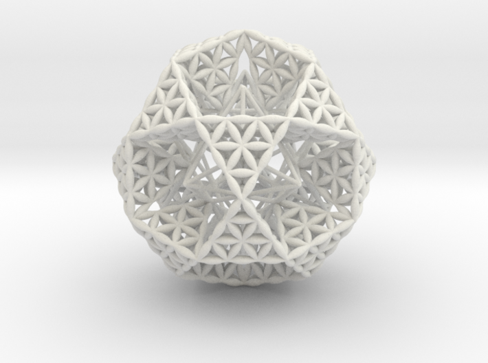 FOL IcosiDodecahedron w/ Stellated Dodecahedron 2&quot; 3d printed