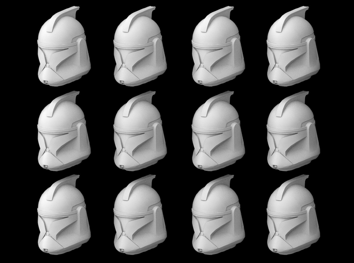 (Legion) 12x Clone Trooper Phase 1 Helmets 3d printed