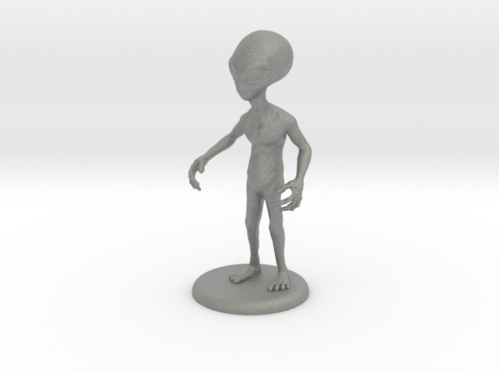 Area 51 &quot;The Grey&quot; Alien 4.25&quot; Figure with Base 3d printed