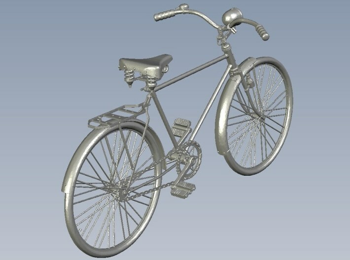 1/72 scale WWII Wehrmacht M30 bicycle x 1 3d printed 