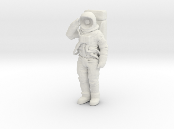 Saluting A7L Lunar Suit for custom face insert 3d printed